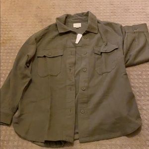 New with Tag! AE Oversized Flannel Shirt!